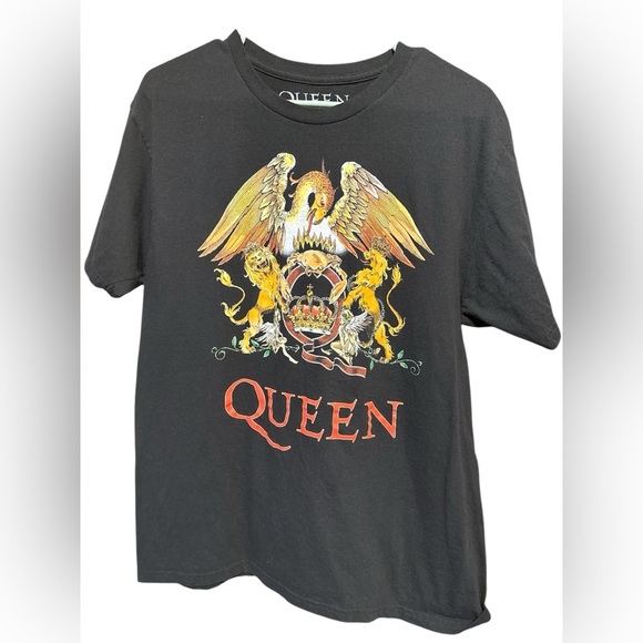 Queen Black Graphic T-Shirt - Picture 1 of 4